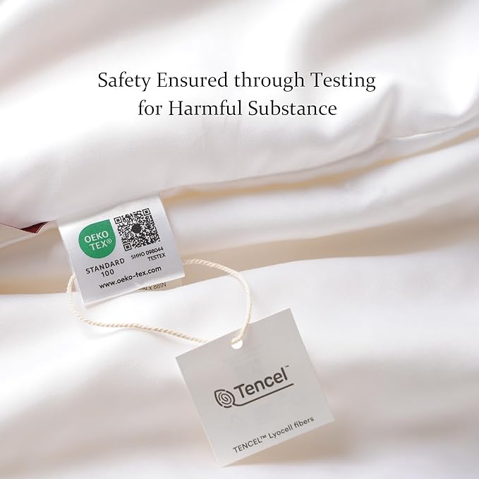 CUDDLE DREAMS Lightweight Silk Filled Comforter for Summer, Detachable Tencel Duvet Cover for Easy Care, Naturally Breathable (White, Queen)