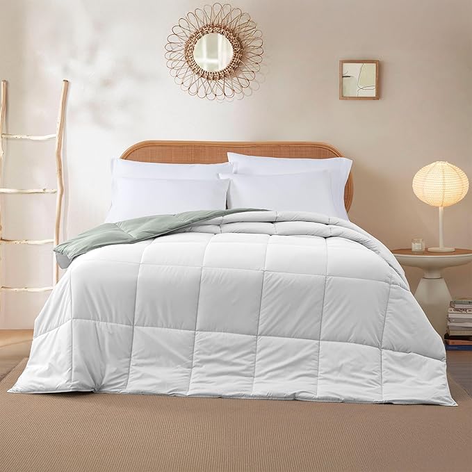 Modern Threads Down Alternative Reversible Comforter White/Gray King