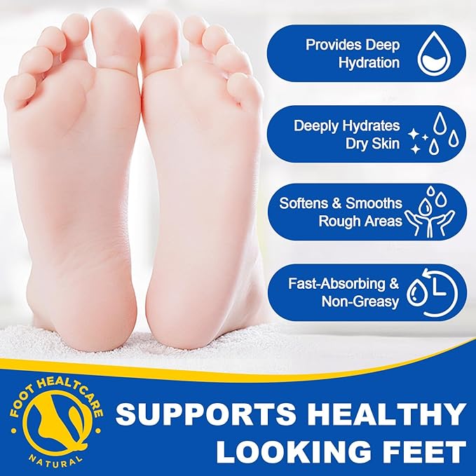 60% Urea Foot Care Stick with 2% Salicylic Acid, Foot Cream Moisturizer for Dry Cracked Feet, Knees, Elbows, Hands,Exfoliating Moisturizer, Dead Skin Remover Foot Balm 1.4oz