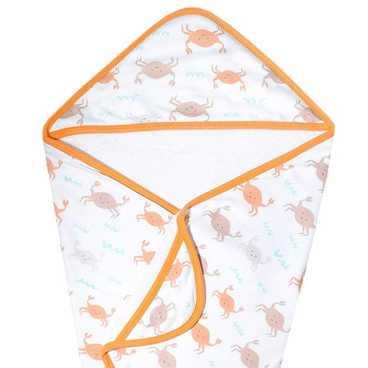 Copper Pearl Hooded Bath Towels Premium Knit/Terry Cloth Baby Towels with Hood, Pockets, and Cool Designs - Great to Gift and Make Bath Time Fun - Baby Bath Towel, Tide