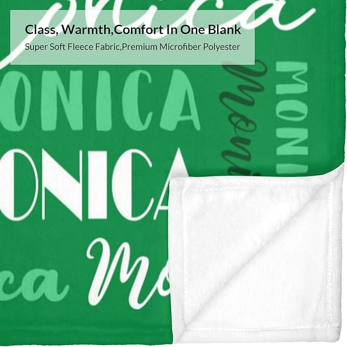 Name Blanket Personalized Blanket for Adult Kids Flannel Customize Throw Blanket Custom (Color 22, 30 x 40 Inches)