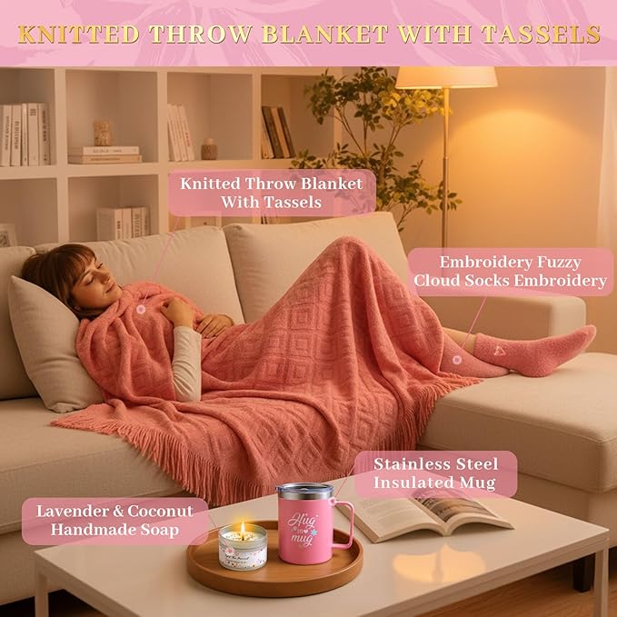 Birthday Gifts for Women,Self Care Gifts Get Well Soon Gift Baskets,Sympathy Gifts,Spa Gift Set,Thinking of You,Thank You, for Best Friend Mom Wife Sister Grandma