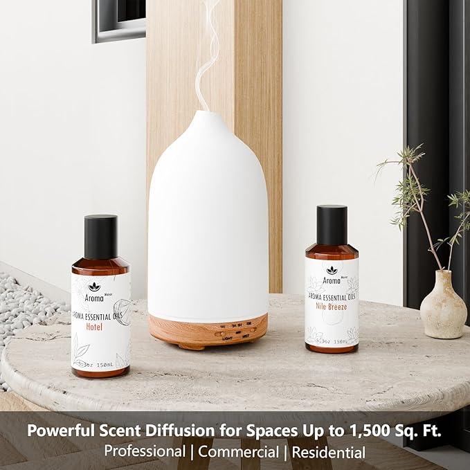 Hotel Fragrance Oil - Black Velvet Essential Oils for Scent Diffuser - Black Coffee, Caramel, Cinnamon, Vanilla, Patchouli - Home Luxury Scents Aroma Fragrance for Home, Office