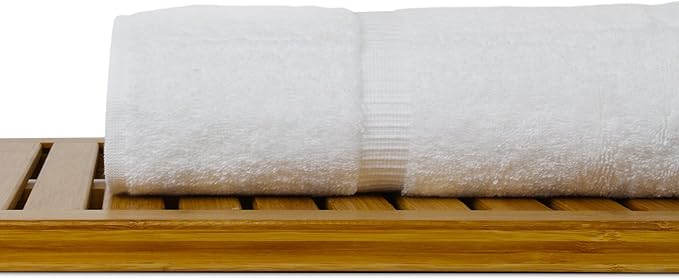 Luxury Hotel & Spa Ultra Soft Bath Towels 100% Turkish Cotton - White - Set of 2