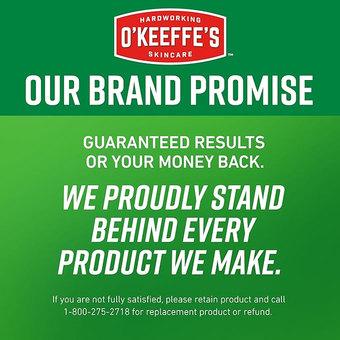 O'Keeffe's Working Hands Hand Cream for Extreme Dryness - 3 oz Tube (2 Pack) - Repairing Skincare for Cracked, Dry Hands