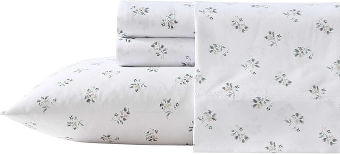 Wrangler - Full Bed Sheets, Ultra-Soft & Lightweight Bedding with Matching Pillowcases, Lightweight Bed Set for All Season Comfort, Oeko-Tex Certified (Sketchy Ditsy Green)