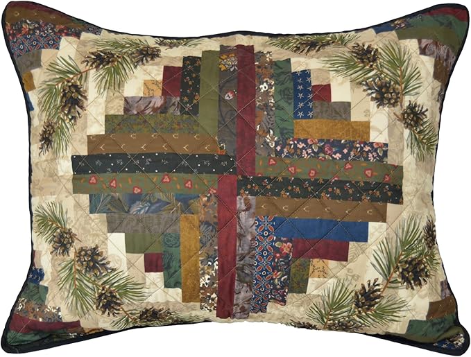 Donna Sharp Queen Bedding Set - 3 Piece - Whitley Lightweight Quilt Set with Queen Quilt and Two Standard Size Pillow Shams - Machine Washable
