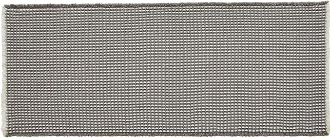 Waffle Bath Mat, Boho Bathroom Rugs Non Slip Washable Super Absorbent Quick Dry Bath Mat Farmhouse Bathroom Decor, 48"x24" Grey and White