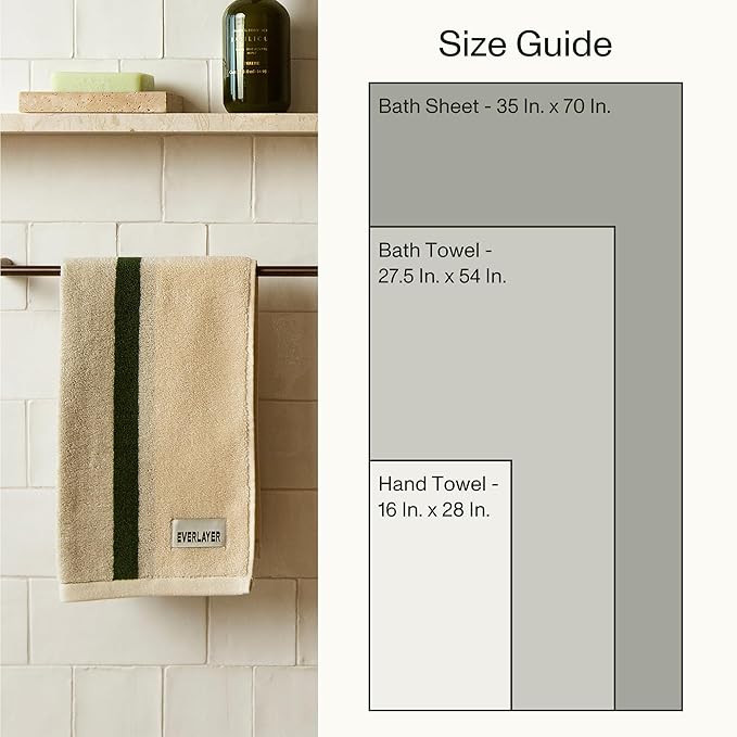 Towels - Ultra Soft, Thick and Plush, Reversible - 2 PC Luxury Hand Towels (16"x 28"), 550 GSM,100% Combed Cotton, Made in Portugal, Perfect for Home and Bathroom, Wildwood Cognac -Janus