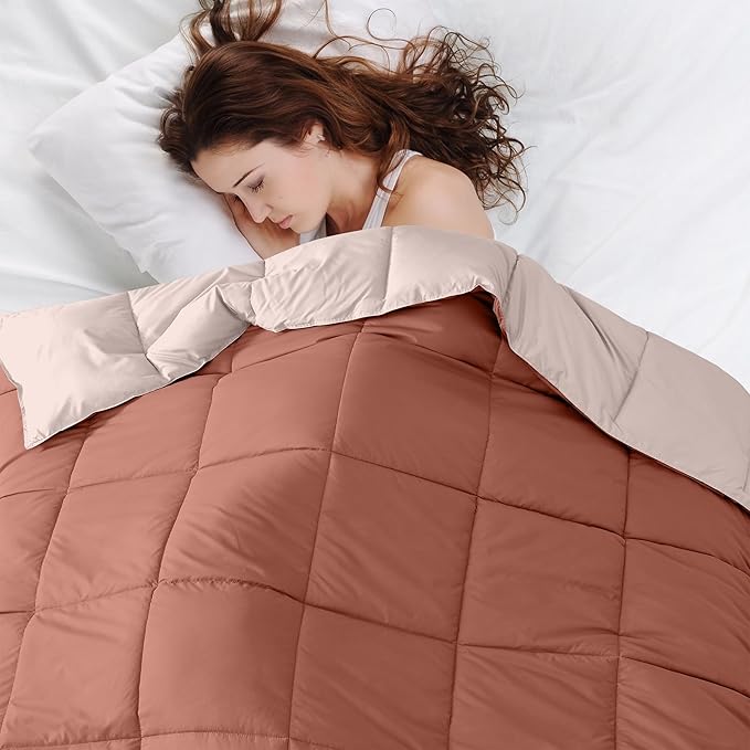 Modern Threads Down Alternative Reversible Comforter Dark Rose/Pink Queen