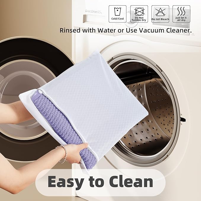 Bathroom Runner Rug, Long Bath Mat Washable Thin Quick Dry Low Pile Bathroom Runner Rugs 24 x 60 Non Slip, Lavender 24"x60"