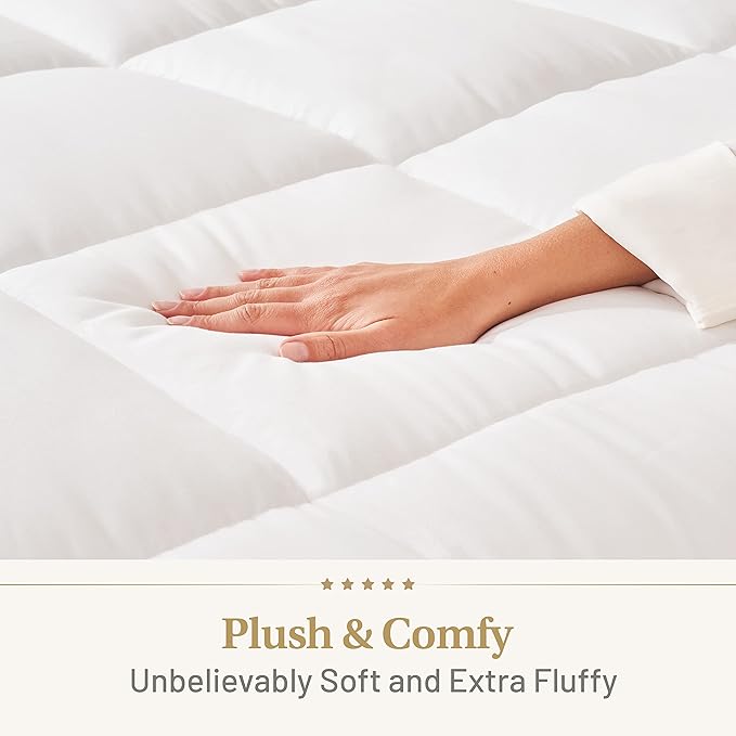 Lavish Comforts Twin Down Alterantive Comforter - Twin Duvet Insert with Tabs Premium, Premium Hotel Comforter Machine Washable, Hypoallergenic for Sensitive Skin - White 68 x 86