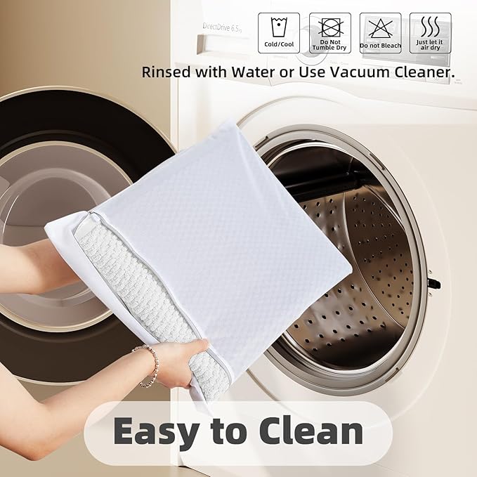 Small Bathroom Rugs, Non Slip Washable Bath Rugs Super Absorbent Bathroom Rug Thin Quick Dry Low Pile Bath Mats, White 12"x12"