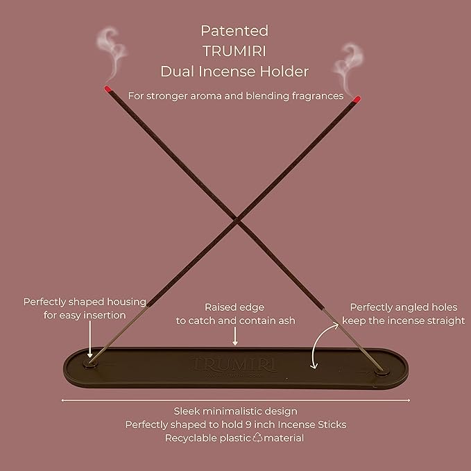 Exotic Incense Sticks Variety Pack - 120 Insence-Sticks (6 Incents x 20 Insense) - Copal Amber Oud (Agarwood) Musk - Natural Inscents-Sticks Non Toxic Incienso + Incense Holder for Men Women