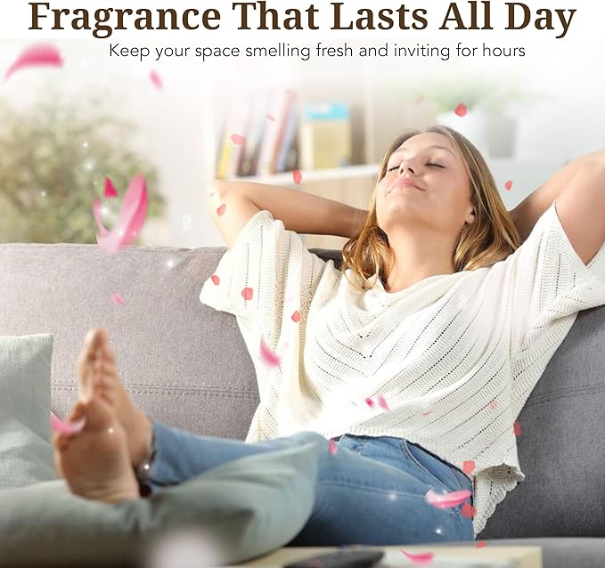Room Spray Air Freshener Odor Eliminator Spray for Home, Bathroom & Office Long Lasting Floral Mist Deodorizer, Non Toxic Natural Air Spray for Bedding, Fabric & Furniture, 500 ml,16.9 fl oz (Jasmine)