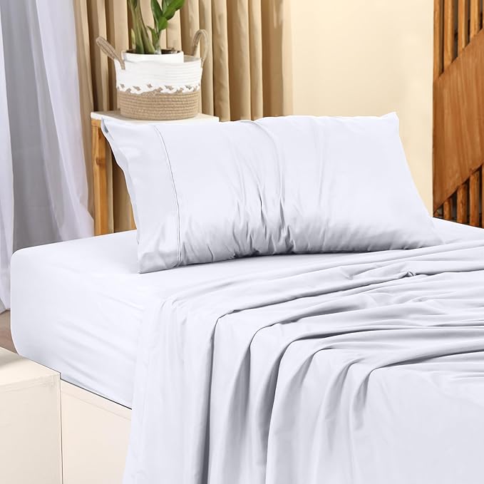 Utopia Bedding Twin XL Sheets - 3 Piece Bedding - Brushed Microfiber - Shrinkage and Fade Resistant - Easy Care (Twin Extra Long White)