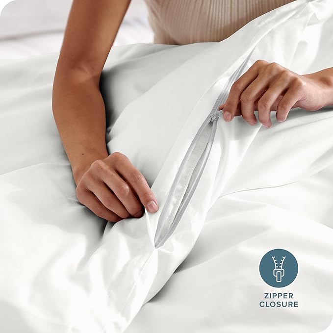 Bare Home Bedding Duvet Cover King Size - Premium 1800 Super Soft Collection - Lightweight, Cooling - Soft Breathable Bedding Duvet Cover (King, Cream)