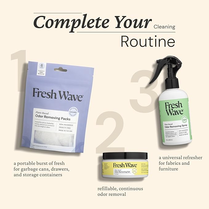 Fresh Wave Odor Eliminator Spray & Air Freshener, 8 fl. oz., Natural Ingredients