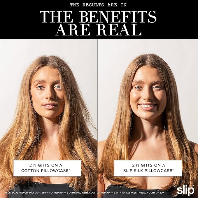 slip Queen Silk Pillowcase – Crimson Kiss Limited Edition with Lace Trim – 100% Pure Mulberry Slipsilk™ – Anti-Frizz, Anti-Aging, Invisible Zipper Closure
