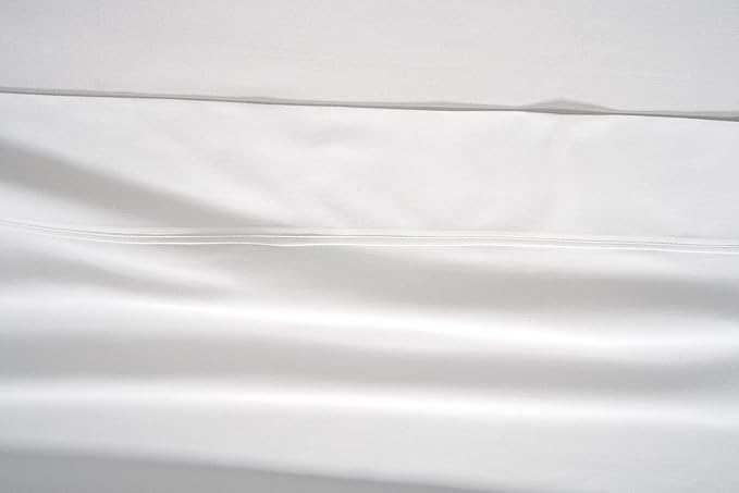 LANE LINEN 100% Cotton California King Sheet Set – 450 Thread Count Soft Sateen Sheets, Naturally Cooling & Breathable, 15” Deep Pocket Fully Elasticized Fitted Sheet, Bedding & Pillowcases, White