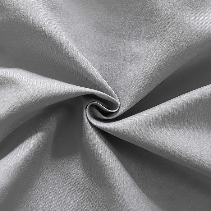 Bed Skirt King Size Ruffled Bed Skirts with Split Corners, 12 Inch Drop Dust Ruffle Bed Skirt with Platform,Light Gray