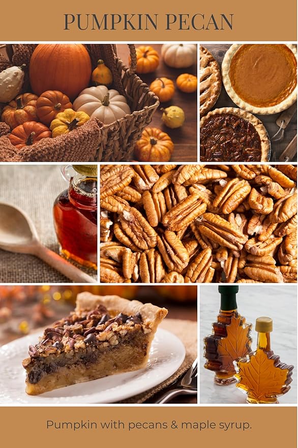 ECO CANDLE CO. Room & Linen Spray, Pumpkin Pecan, 8 oz. - Scents Of Pumpkin, Pecans, & Maple Syrup - Recycled Aluminum Bottle, No Propellents, Pump Top, All Natural Ingredients