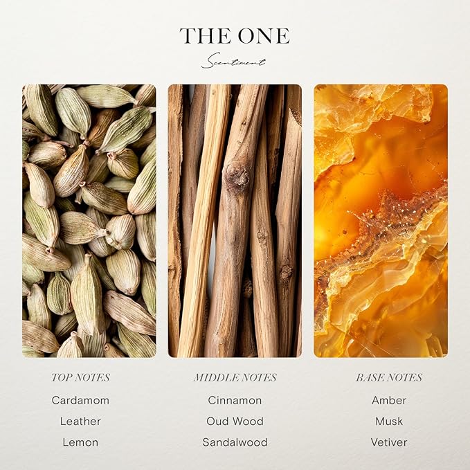 Scentiment Hotel Diffuser Oil Discovery Kit | Inspired by Five-Star & Luxury Hotel Scents | Aromatherapy Oils with Notes of Cardamom, Tuscan Leather, and Sandalwood (20ml, Top 3 Scents)