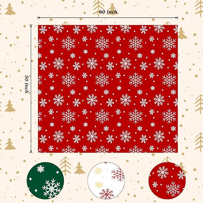 Touchat Christmas Throw Blanket, Red Sherpa Christmas Blankets, Fuzzy Fluffy Soft Cozy Blanket, Fleece Flannel Plush Microfiber Blanket for Couch Bed Sofa 60" X 80",Snowflake