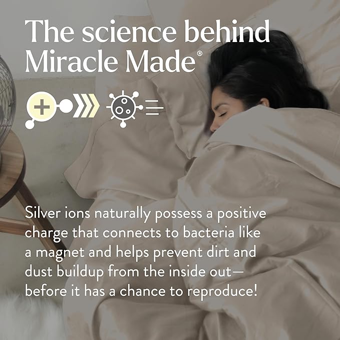 Miracle Made® Extra Luxe Cool It Tech Pillowcases (Sand, King/Cali King)