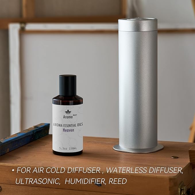 Essential Oil, Heaven Scent - 150ML Luxury Home Aromatherapy Diffuser Oil - Bergamot, Apple, Peach, Musk