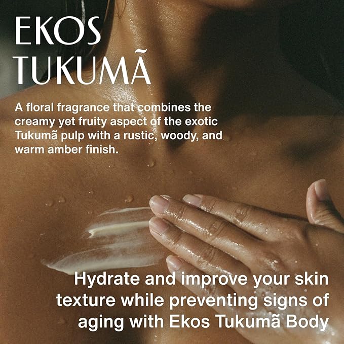 Natura – Tukumã Body Care Bundle – Hyaluronic Acid Boosting Body Lotion, Biphase Shower Oil & Hand Cream – Deep Hydration, Improves Texture & Elasticity, Vegan Brazilian Skincare Set