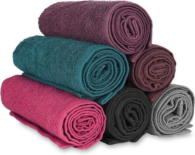 Arkwright Bleach Proof Salon Towels Bulk - Case of 144 - Highly Absorbent, 100% Cotton, Quick Dry Spa Face Towel for Hair Stylist, Barber, Pedicure, and Esthetician, 16 x 28 in, Navy