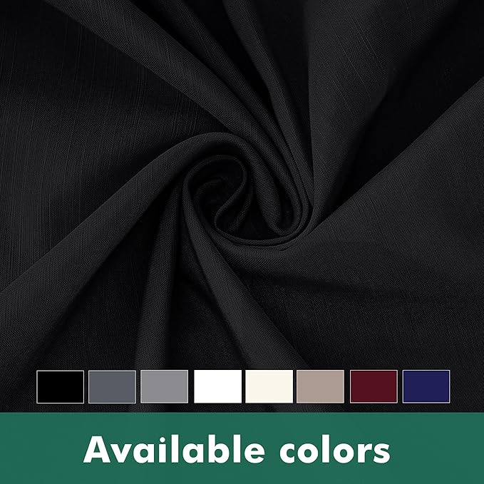 Biscaynebay Wrap Around Bed Skirts with Split Corners for Full Beds 16" Drop, Black Elastic Dust Ruffles Adjustable Easy Fit Wrinkle & Fade Resistant Silky Luxurious Fabric Machine Washable