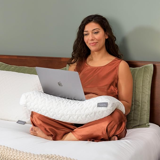 Tempur-Pedic TEMPUR-Cloud Pillow, Standard-2-Pack, Standard, White 2 Count