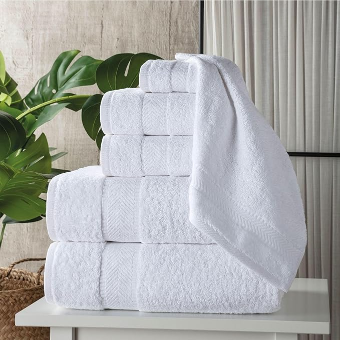 Personalized Towels - Customized Turkish Cotton Towel Set, Monogrammed Towels with Initials, Name & Embroidery, Idea for Weddings, Bridal Showers, Anniversaries, Housewarming, New Home