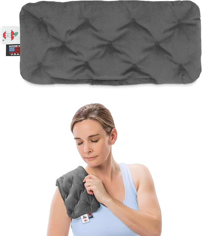 Core Products MicroBeads Moist Heat Therapy Microwave Pack - Great Holiday Gift - Small Heating Pad 5" X 12"