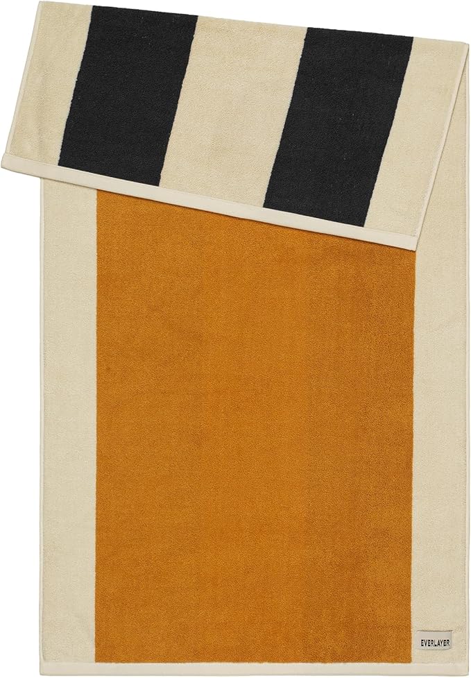 Towels - Ultra Soft, Thick and Plush, Reversible - 1 PC Luxury Bath Towels (27.5"x 54"), 550 GSM,100% Combed Cotton, Made in Portugal, Perfect for Home and Bathroom,Amber Charcoal-Janus