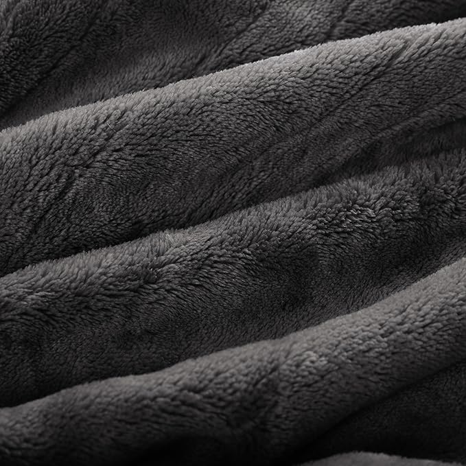 Electric Heated Blanket Full Size 72"x84", 5 Heating Levels & 10 Hours Auto Off, Cozy for Bed, Sofa & Office, Large Oversized, Single Control Heating Heater Blankets, Machine Washable, Dark Gray
