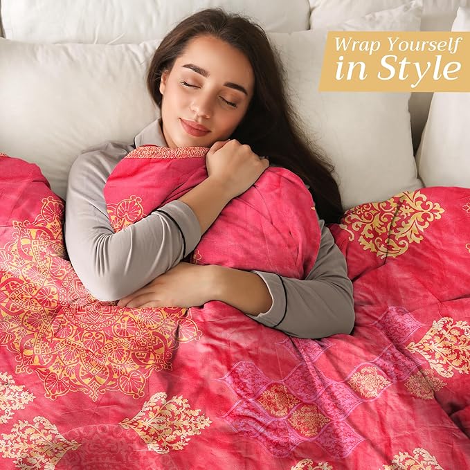 Maison d' Hermine Throw Blanket for Couch Lightweight Soft Warm Breathable Cotton Throw Blankets for Bed Girls Boys Women Men Gifts Sofa Travel Living Room Chair Bedding (50"x60", Versailles)