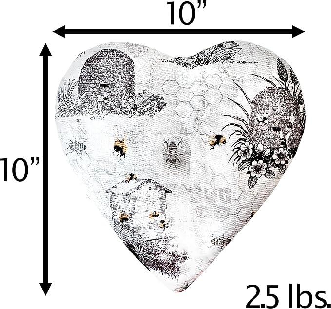 Heat Pack - Handmade Microwavable Heating Pads - Unique Microwave Heating Pad for Rapid Pain Relief & Comfort - Suitable for The Neck, Stomach Cramps & More - Heat Wrap or Hot Compress Neck