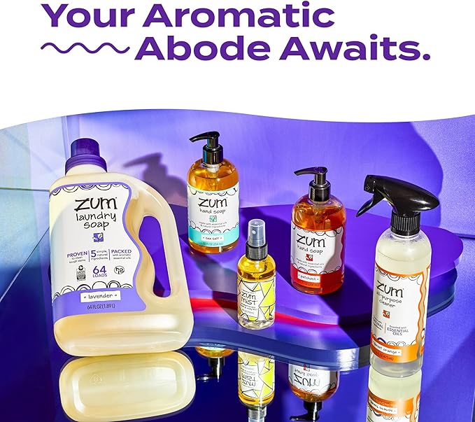 Indigo Wild Zum Mist Room & Body Spray - Aromatherapy Essential Oil Spray - Natural Body Mist & Room Spray - Lavender-Mint Scent - 4 fl oz
