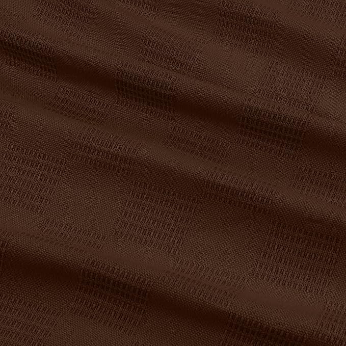 Utopia Bedding Brown 100% Cotton Blanket [Queen Size - 90x90 Inch] 350GSM Lightweight, Soft and Breathable Thermal Blanket for All Seasons