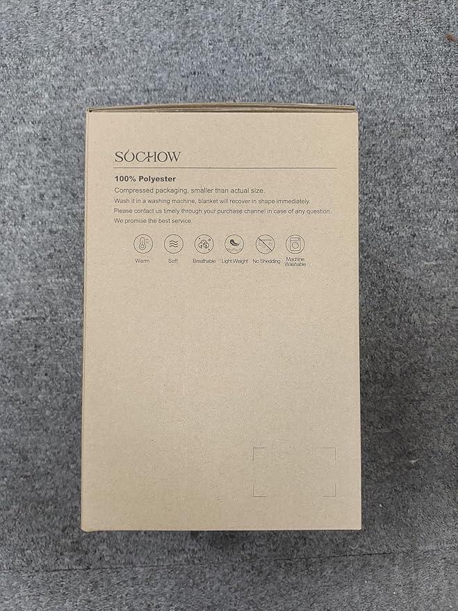 SOCHOW Sherpa Fleece Throw Blanket, Double-Sided Super Soft Luxurious Plush Blanket Throw Size, Aubergine, 50x60 inches