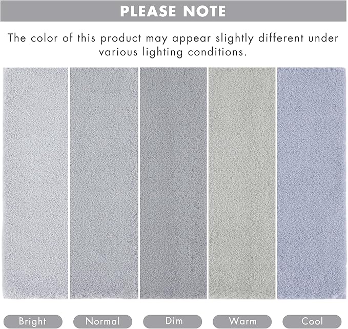 Madison Park Signature Non Slip, Luxrurious Plush Mat, Absorbent, Quick Dry, Spa Design Bath Room Décor Marshmallow Bathroom Rug, 1'8"x2'6", Silver