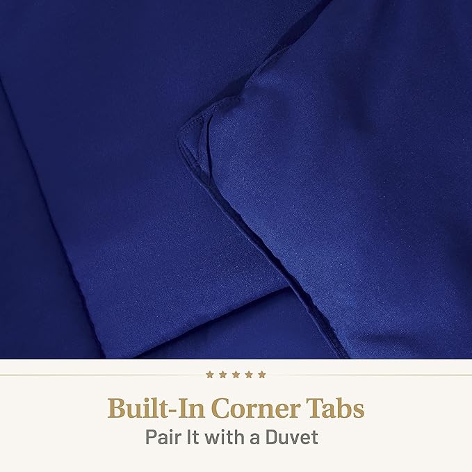 Lavish Comforts® Luxury Dark Blue Comforter | Navy Blue Duvet | Premium Bedding | Down Alternative Duvet Insert | Machine Washable Comforter | King 104" x 86"