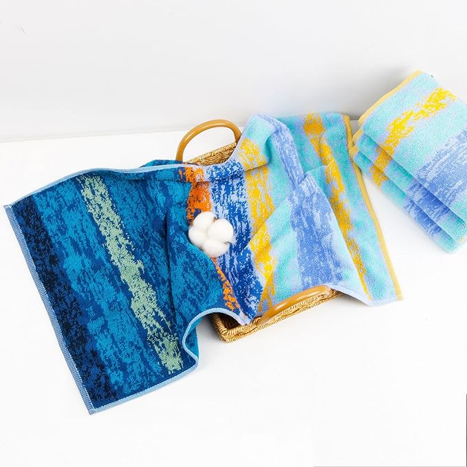SEMAXE Luxury Bath Towel, 100% Cotton Towel with Hanging Loop and Smart Tag, Soft & Absorbent Bathroom Towel, Gift Box Packaging, 55" L x 27" W
