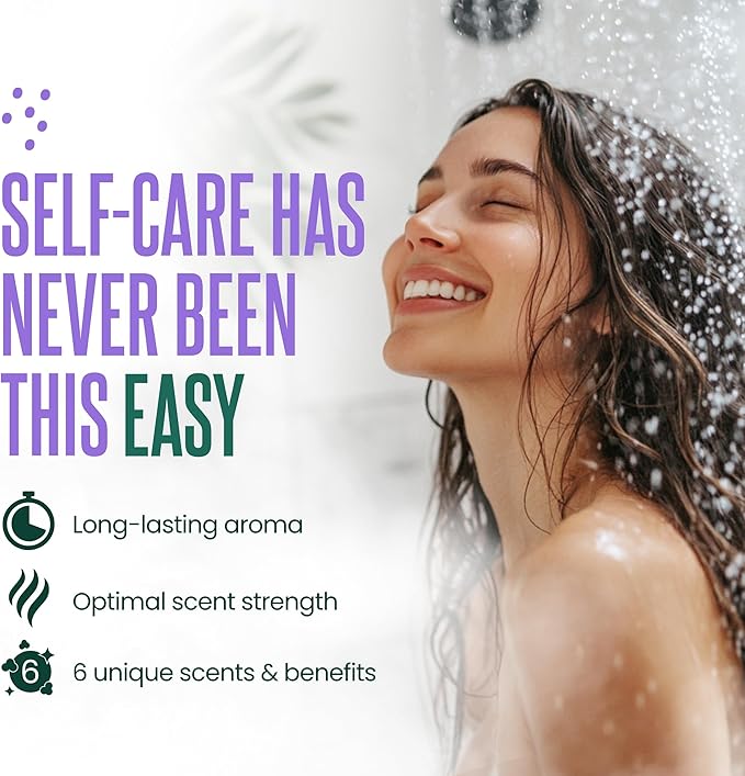 Cleverfy Shower Steamers Aromatherapy – Stocking Stuffers for Teen Girls, Women and Wife – Christmas Gifts for Teens and Women – White Elephant Gifts for Adults – 18 Tablets