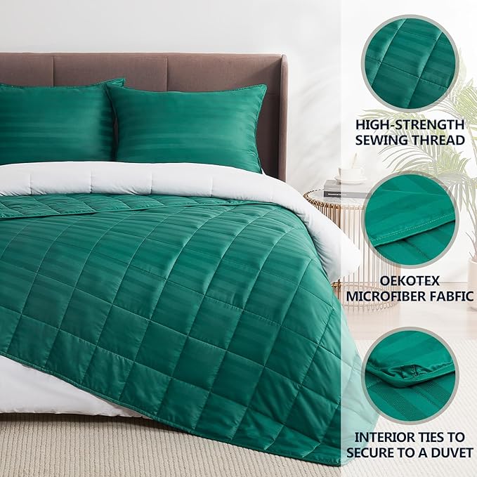 Weighted Blanket Kids (40"x60" 10lbs),Ultra Soft and Cozy Cooling Weighted Blanket Kids,Heavy Blanket with Machine Washable Soft Blanket, Green