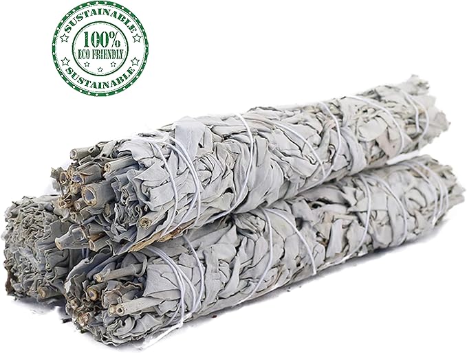 SOUL STICKS 9 Inch 3-Pack Organic California White Sage Smudge Sticks Bulk for Home Cleansing, Negative Energy Removal, Good Energy Meditation & Smudging Rituals | Pure Sage Bundles