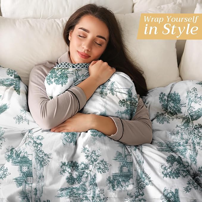 Maison d' Hermine Throw Blanket for Couch Lightweight Soft Warm Breathable Cotton Throw Blankets for Bed Girls Boys Women Men Gifts Sofa Travel Living Room Chair Bedding (60"x80", Trianon)